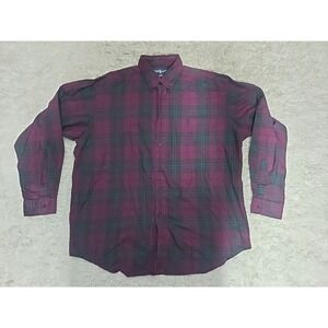 Vintage Ralph Lauren Blake Plaid Long Sleeve Shirt Mens L